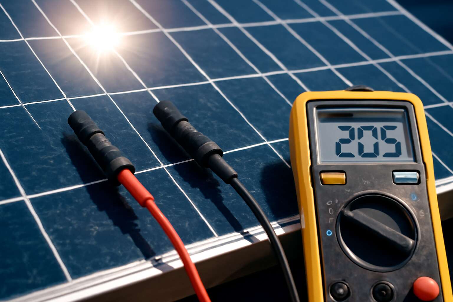 solar panel volts