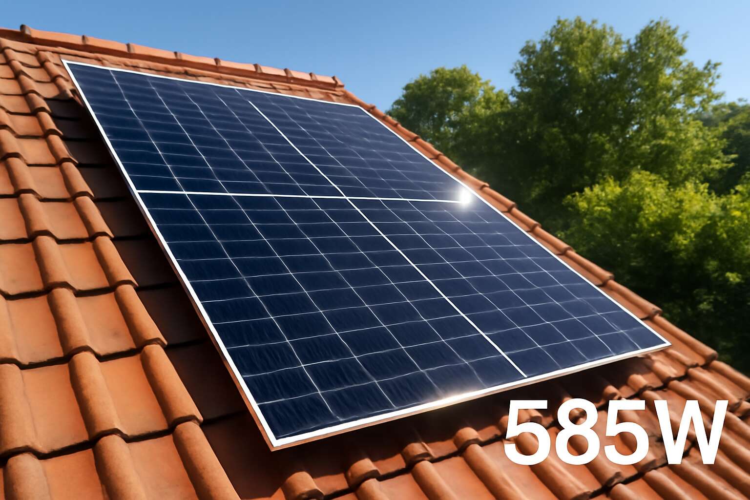 585w solar panel