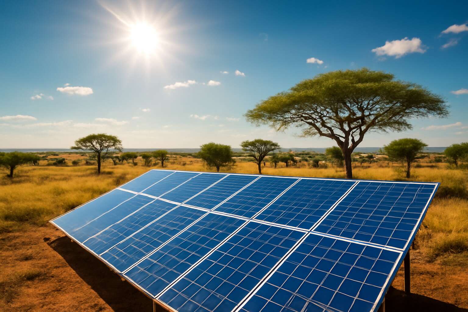solar panel in africa