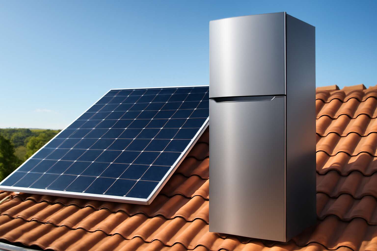 solar panel that can run a fridge