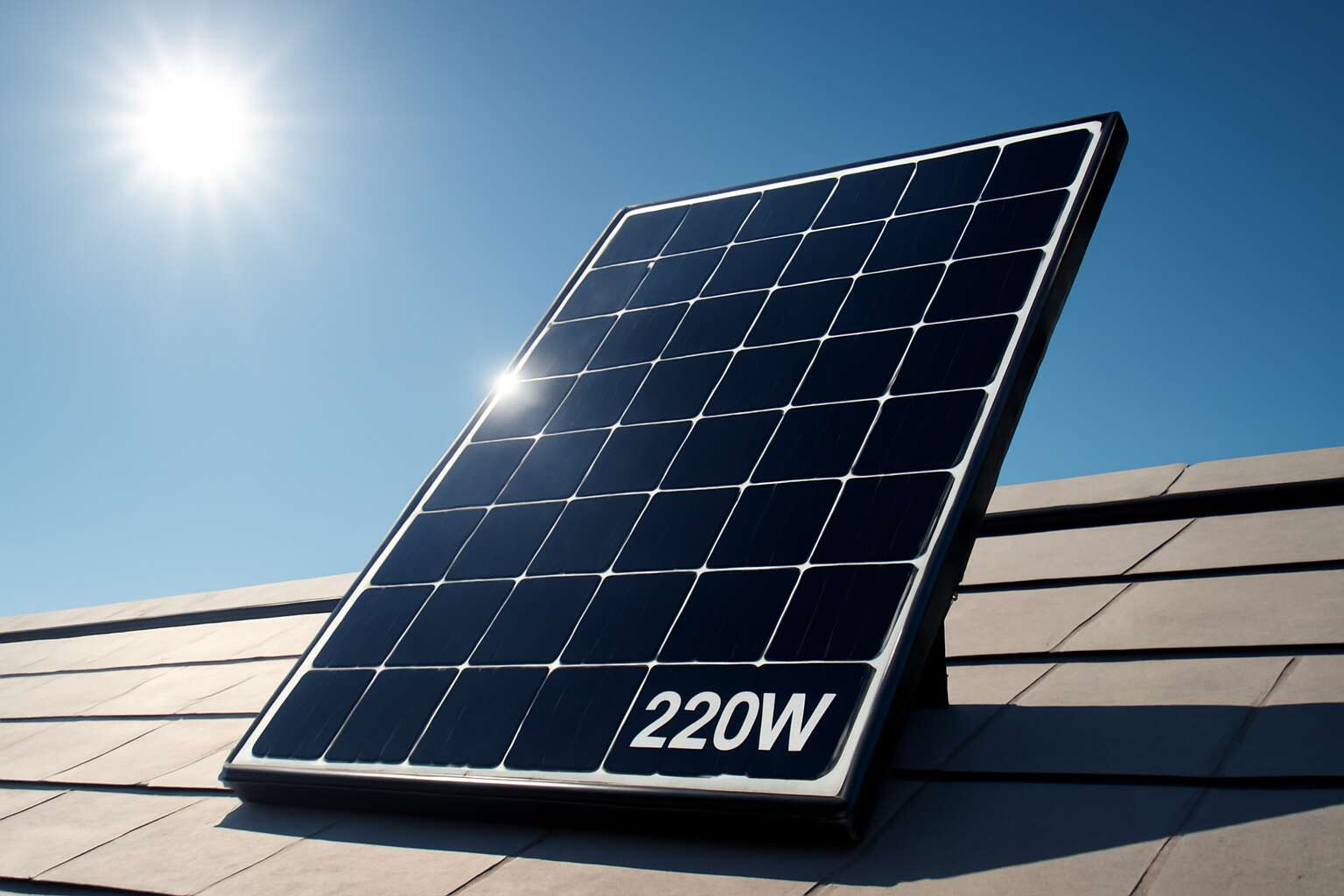 220w solar panel