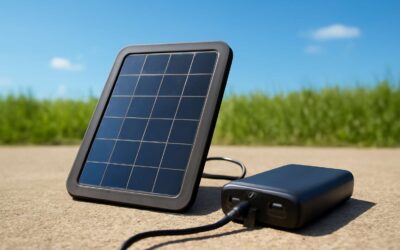 Power anywhere with a 10 w solar panel: compact, affordable outdoor energy