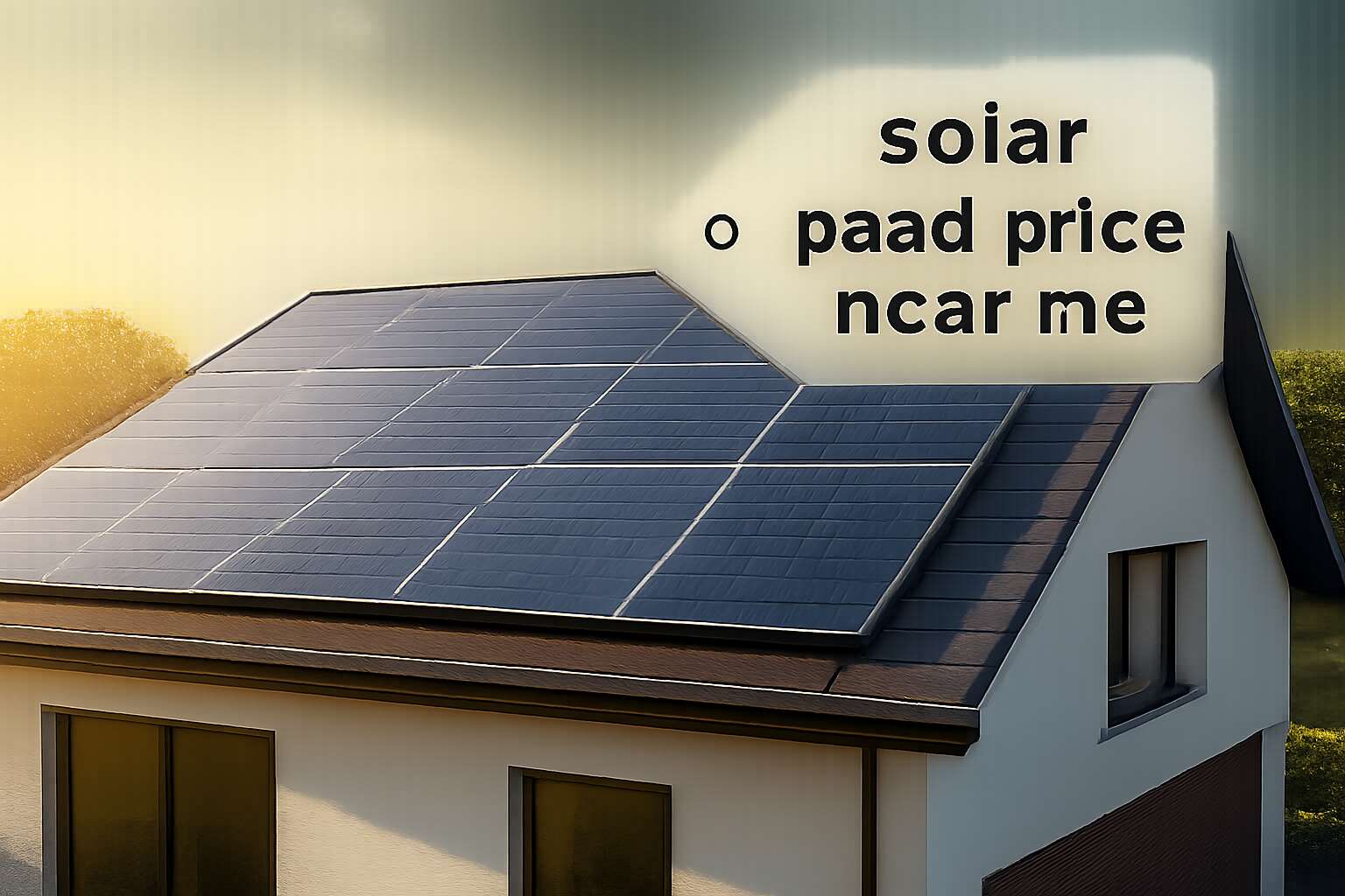solar panel price near me