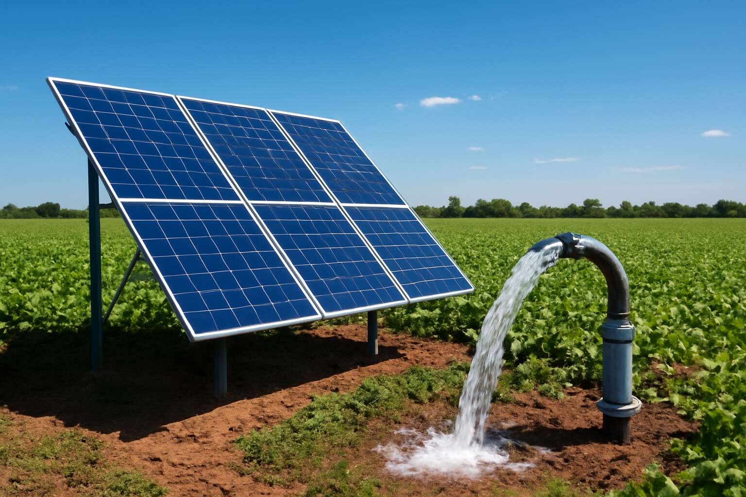 solar panel water pump