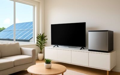 Power Up Anywhere: solar panel for tv and fridge – compact, reliable energy on demand.