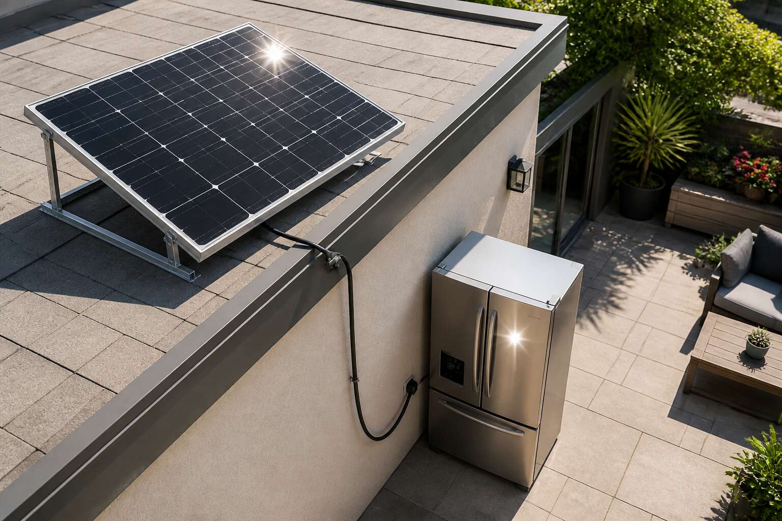 solar panel that can power a fridge