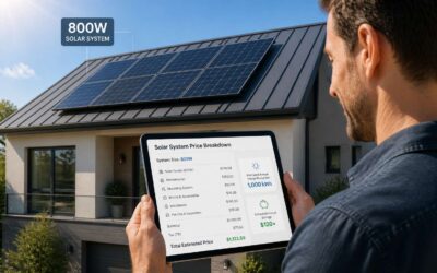 Compare 800w solar panel price across brands.